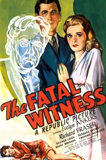 Movie poster for The Fatal Witness
