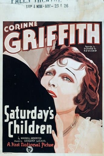 Movie poster for Saturday's Children
