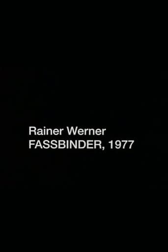 Movie poster for Rainer Werner Fassbinder, 1977
