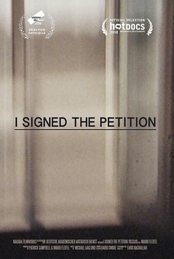 Movie poster for I Signed the Petition