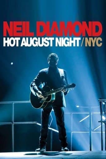 Movie poster for Neil Diamond: Hot August Night/NYC