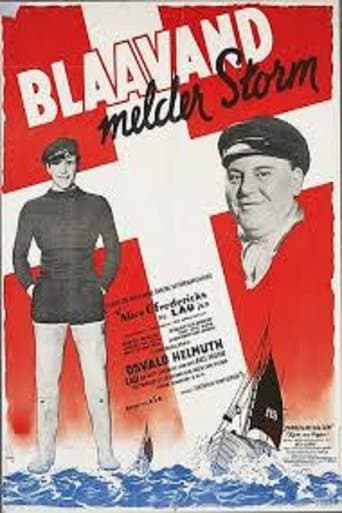 Movie poster for Blaavand melder storm