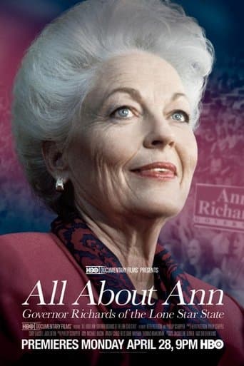 Movie poster for All About Ann: Governor Richards of the Lone Star State