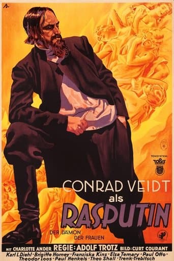 Movie poster for Rasputin, Demon of the Women