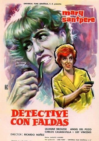 Movie poster for Detective con faldas