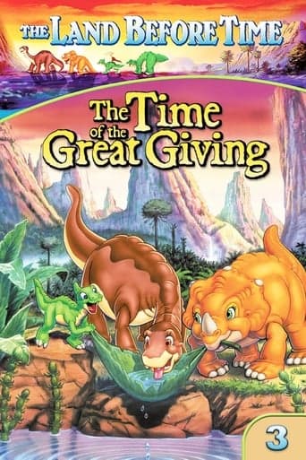 Movie poster for The Land Before Time III: The Time of the Great Giving