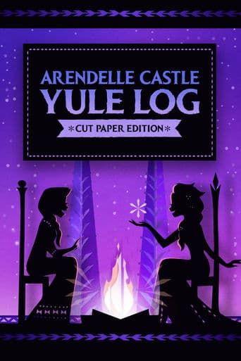 Movie poster for Arendelle Castle Yule Log: Cut Paper Edition