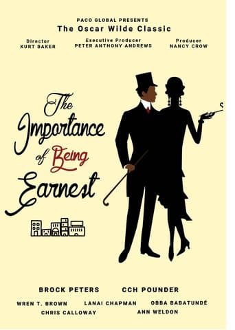 Movie poster for The Importance of Being Earnest