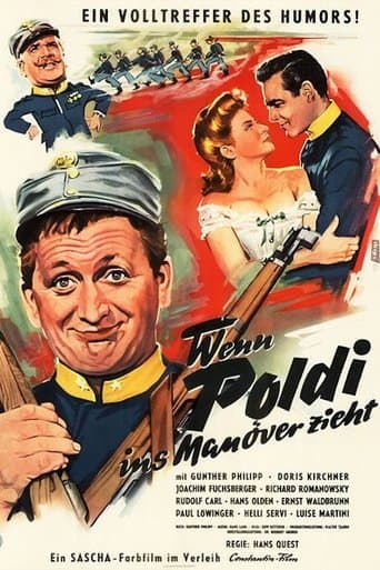 Movie poster for Wenn Poldi ins Manöver zieht