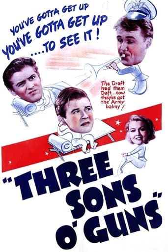 Movie poster for Three Sons o' Guns
