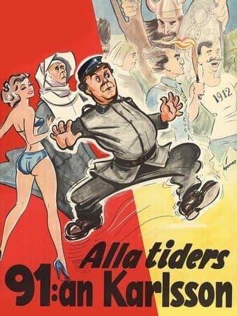 Movie poster for Alla tiders 91:an Karlsson