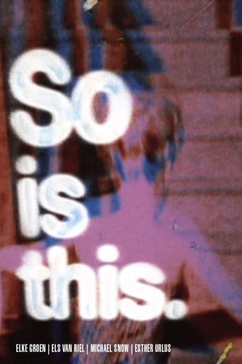 Movie poster for So Is This
