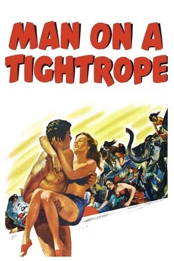 Movie poster for Man on a Tightrope