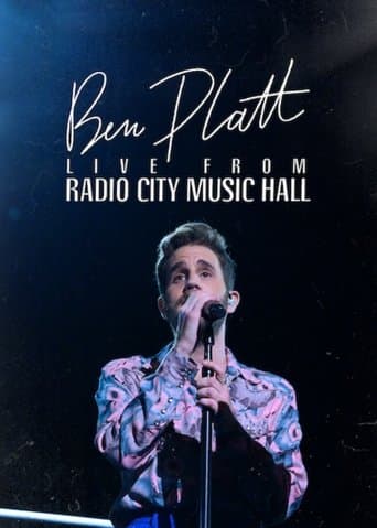 Movie poster for Ben Platt: Live from Radio City Music Hall
