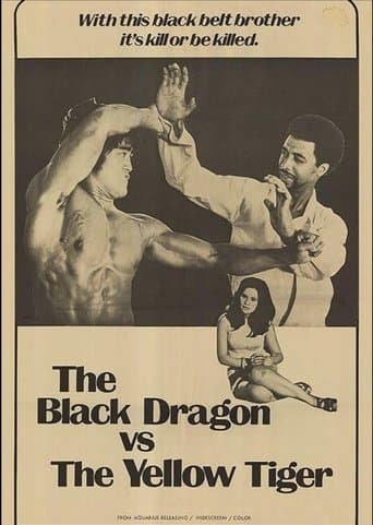 Movie poster for The Black Dragon vs. the Yellow Tiger