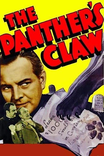 Movie poster for The Panther's Claw