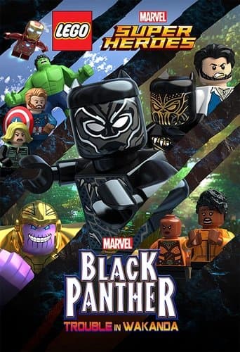 Movie poster for LEGO Marvel Super Heroes: Black Panther - Trouble in Wakanda