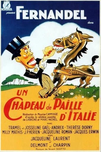 Movie poster for The Italian Straw Hat