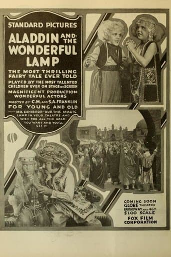 Movie poster for Aladdin and the Wonderful Lamp