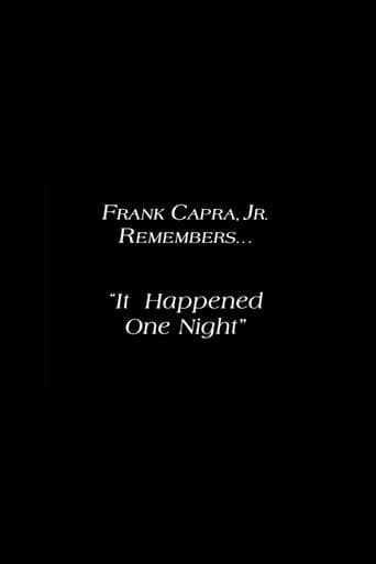 Movie poster for Frank Capra Jr. Remembers: 'It Happened One Night'