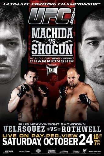 Movie poster for UFC 104: Machida vs. Shogun