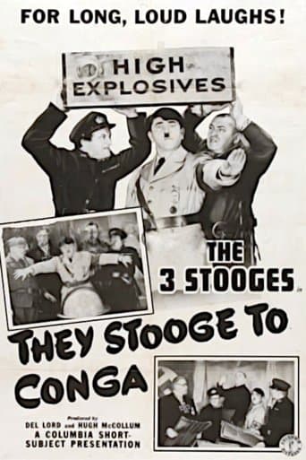 Movie poster for They Stooge to Conga
