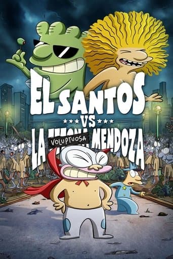 Movie poster for El Santos vs la Tetona Mendoza