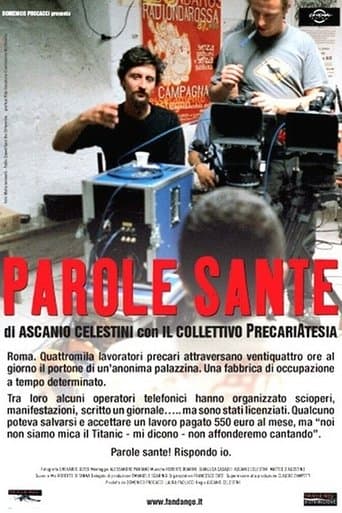 Movie poster for Parole sante