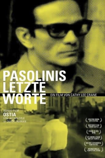 Movie poster for Pasolini's Last Words