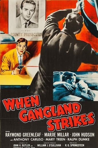 Movie poster for When Gangland Strikes