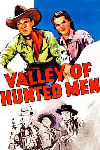 Movie poster for Valley of Hunted Men