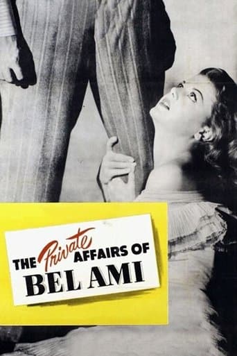 Movie poster for The Private Affairs of Bel Ami