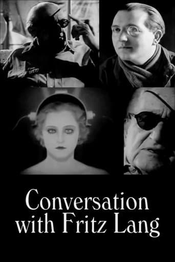 Movie poster for Conversation with Fritz Lang