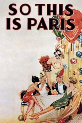Movie poster for So This Is Paris