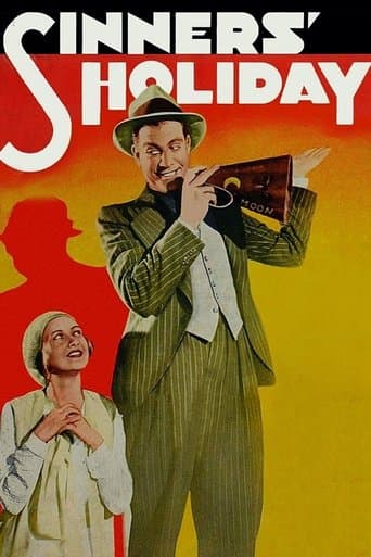 Movie poster for Sinners' Holiday