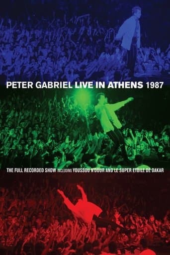 Movie poster for Peter Gabriel: Live In Athens 1987