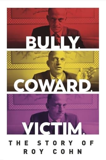 Movie poster for Bully. Coward. Victim. The Story of Roy Cohn