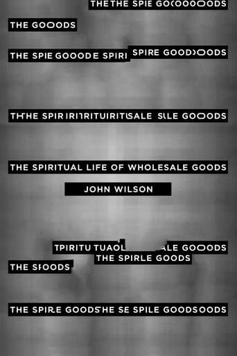 Movie poster for The Spiritual Life of Wholesale Goods
