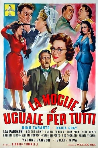 Movie poster for La moglie è uguale per tutti