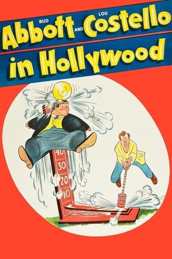 Movie poster for Bud Abbott and Lou Costello in Hollywood