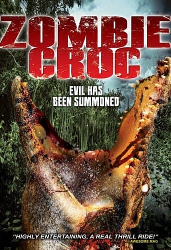 Movie poster for A Zombie Croc: Evil Has Been Summoned