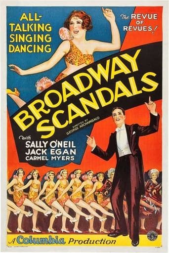 Movie poster for Broadway Scandals