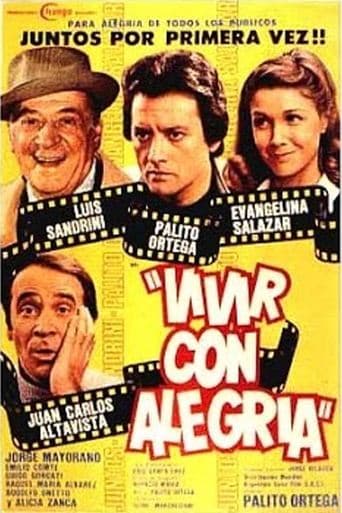 Movie poster for Vivir con alegría