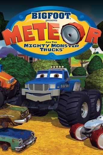 Movie poster for Bigfoot Presents: Meteor and the Mighty Monster Trucks