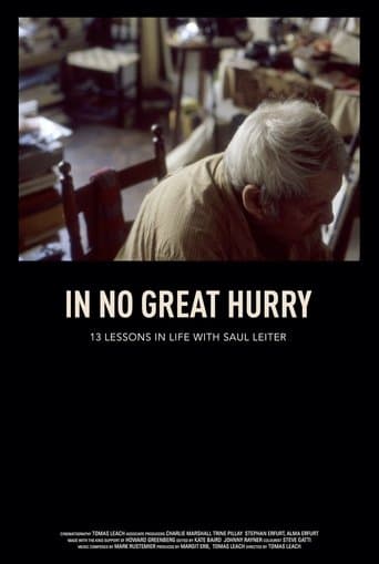 Movie poster for In No Great Hurry: 13 Lessons in Life with Saul Leiter