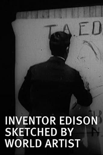 Movie poster for Edison Drawn by 'World' Artist