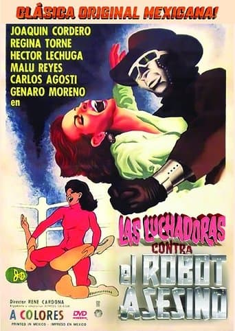 Movie poster for Wrestling Women vs. the Killer Robot