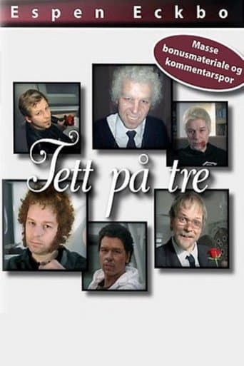 Movie poster for Tett på tre
