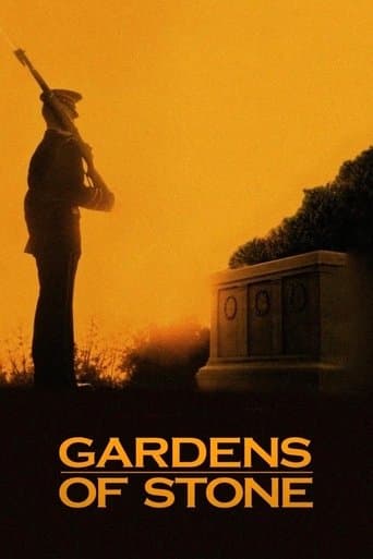 Movie poster for Gardens of Stone