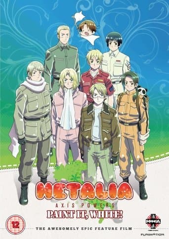 Movie poster for Hetalia: Axis Powers: Paint It, White!
